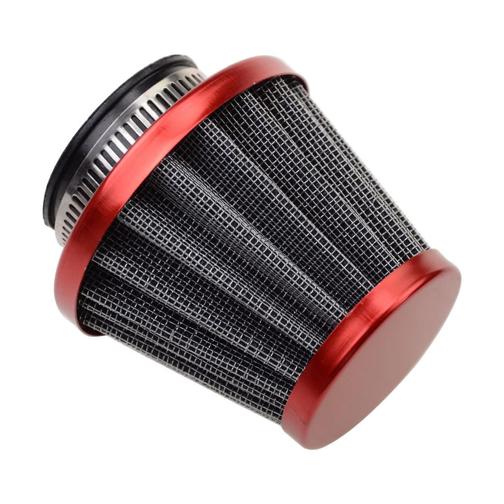 GOOFIT 35mm Motorcycle Red Air Filter for 50cc 70cc 90cc 110cc 125cc XR50 CRF50 ATV Quad Go Kart Pit Dirt Bike 4 Wheeler Parts