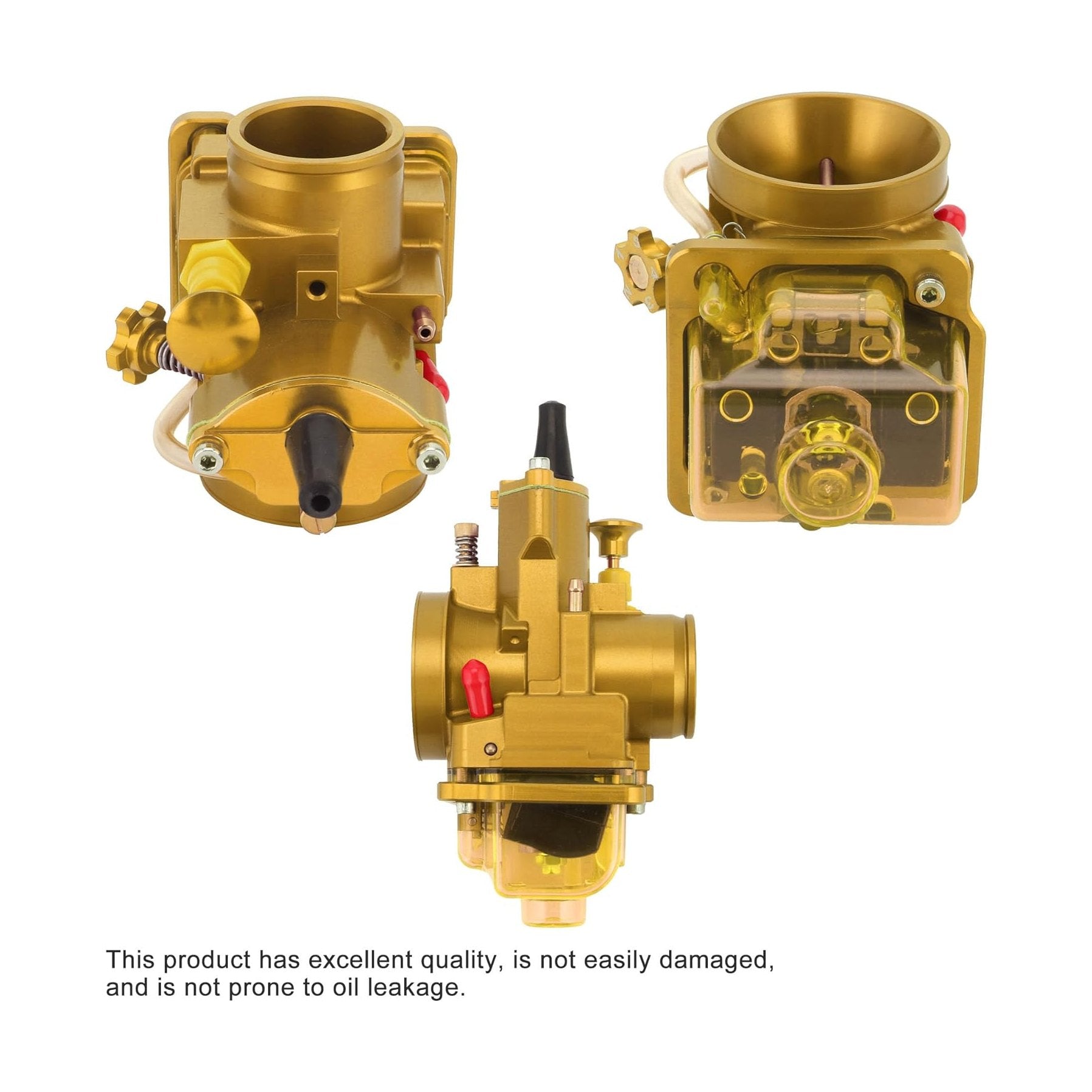 GOOFIT 28mm-34mm Gold Carburetor CNC Integrated Carb Replacement for PWK PWK28-34 125cc 200cc 250cc 300cc DirtBike Go Kart ATV UTV Scooter