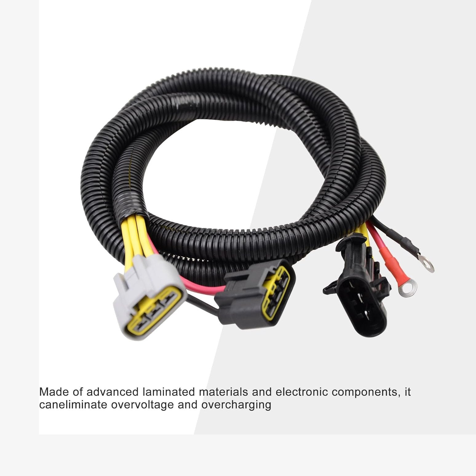 GOOFIT 1500mm Long Line DC Voltage Regulator Rectifier for RZR900 RZR 850 1000 XP EPS RZR 1000 Sportsman 570 850 1000 XP X2 Replaces 4016868