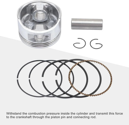 57.4mm Piston Ring Assembly Kit for GY6 150cc 157QMJ Engine - goofitmoto