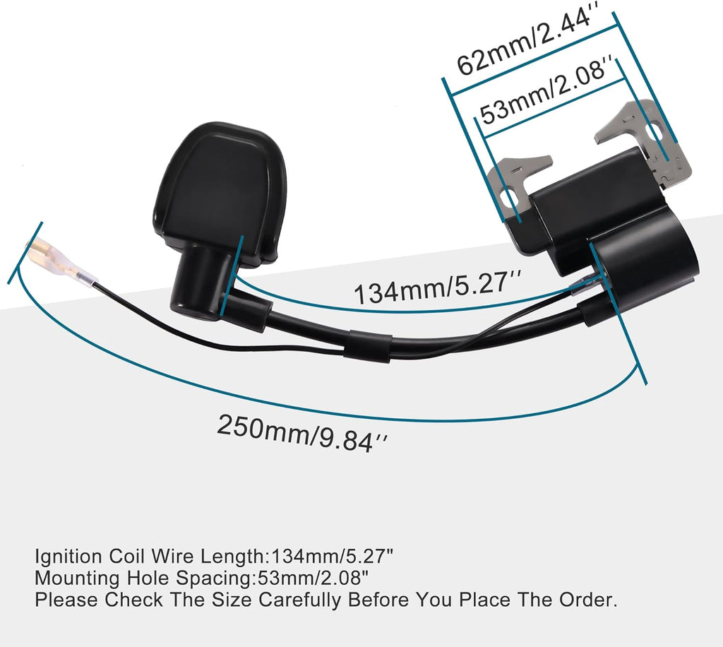 GOOFIT Ignition Coil for 2 Stroke 47cc 49cc ATV Pocket Bike and Go Kart