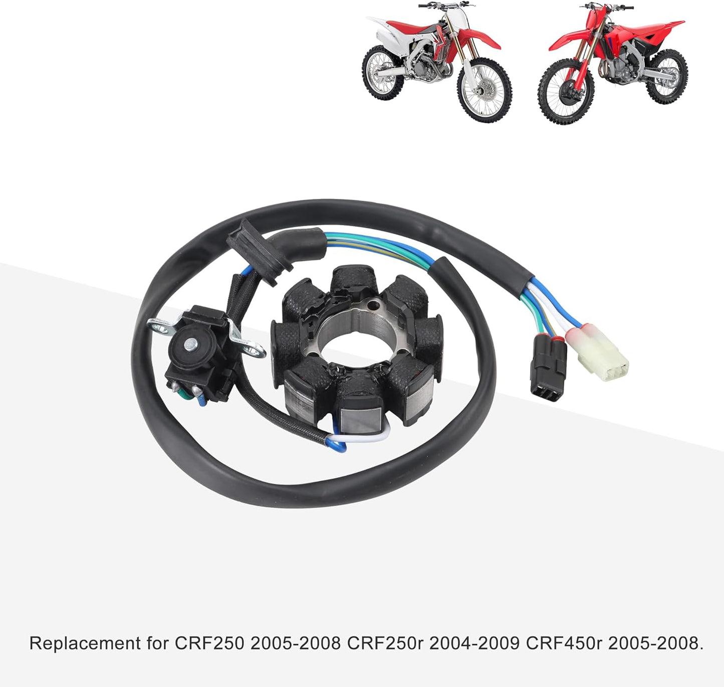 GOOFIT 8 Coil Stator Magneto for CRF250R 2004–2009 CRF450R 2005–2008