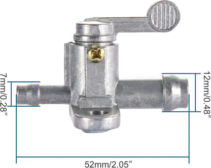 GOOFIT 1/4" Fuel Tank Petcock Switch Replacement for PW50 1981-2009 ATV Dirt Pit Bike Motorcycle