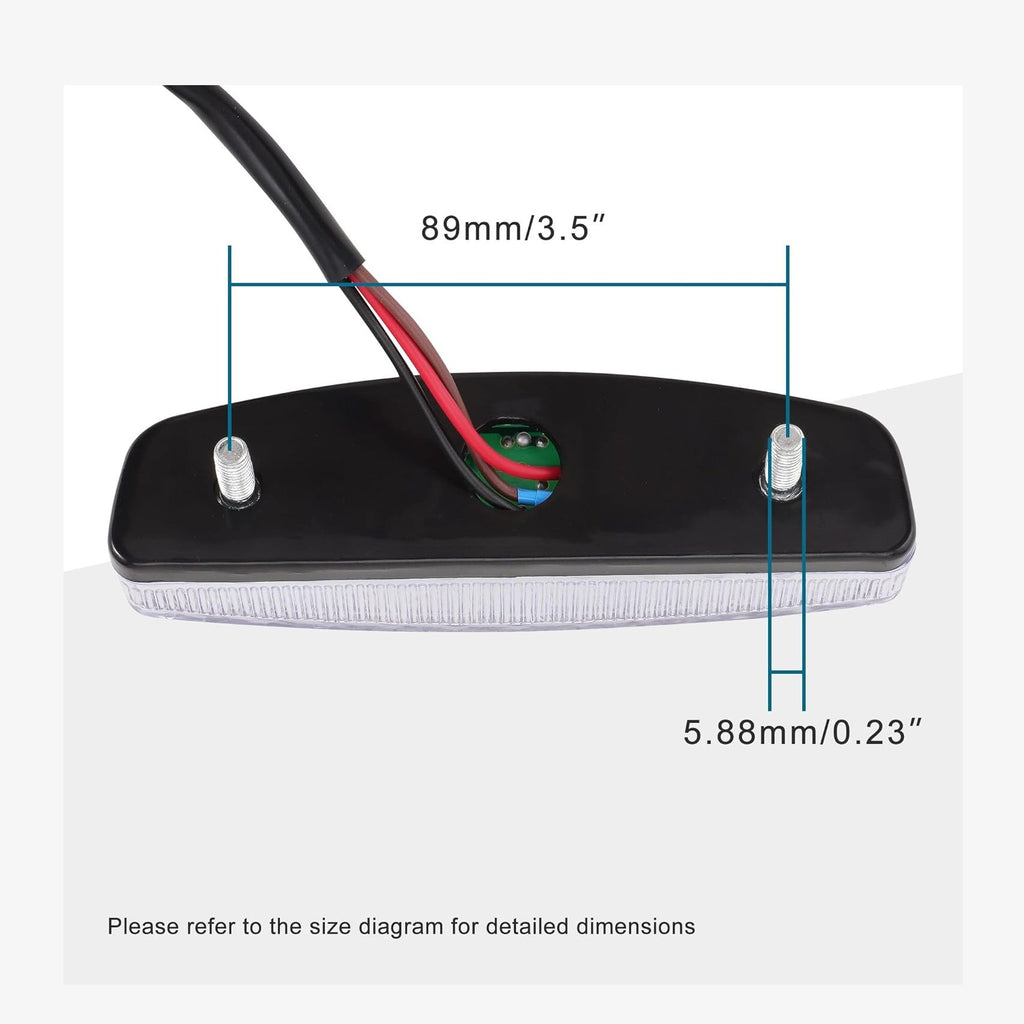 GOOFIT LED Rear Tail Brake Lights Replacement for 50cc 70 Cc 90cc 110cc 125cc 150cc ATV Quad TaoTao Roketa Baja Sunl Jonway