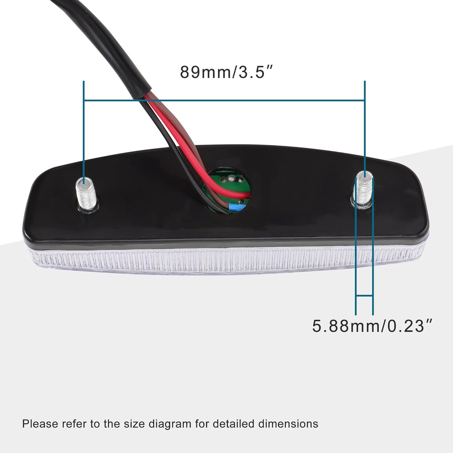 GOOFIT LED Rear Tail Brake Lights Replacement for 50cc 70 Cc 90cc 110cc 125cc 150cc ATV Quad TaoTao Roketa Baja Sunl Jonway
