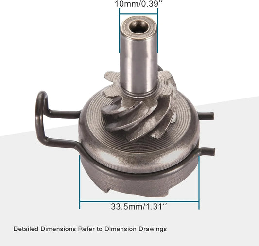Kick Start Idle Shaft Gear (8 Spline) for GY6 49cc 50cc QMB139 Scooter ATV - goofitmoto