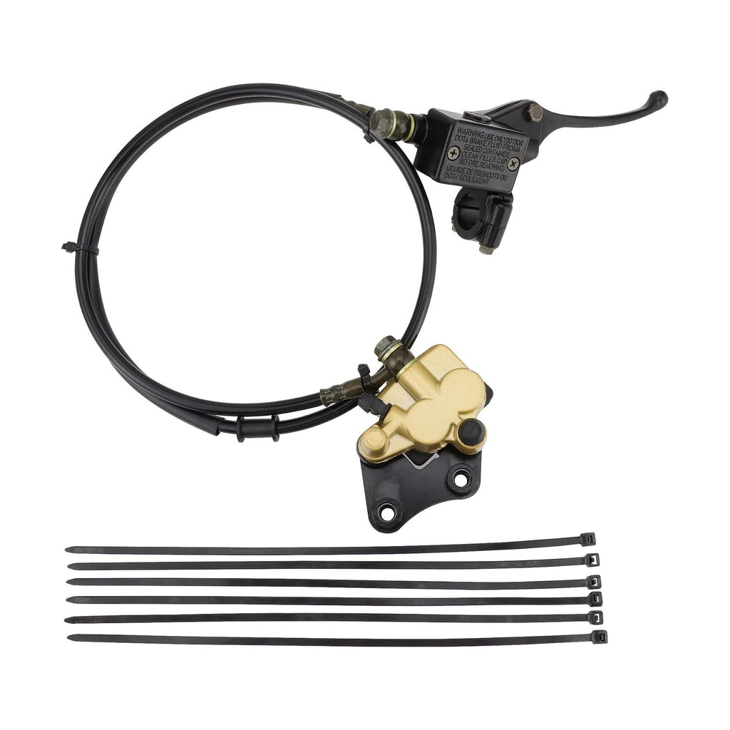 GOOFIT Front Disc Brake Master Cylinder Caliper Assembly for Chinese 50cc 70cc 90cc 110cc 125cc Dirt Bike Pit Bike