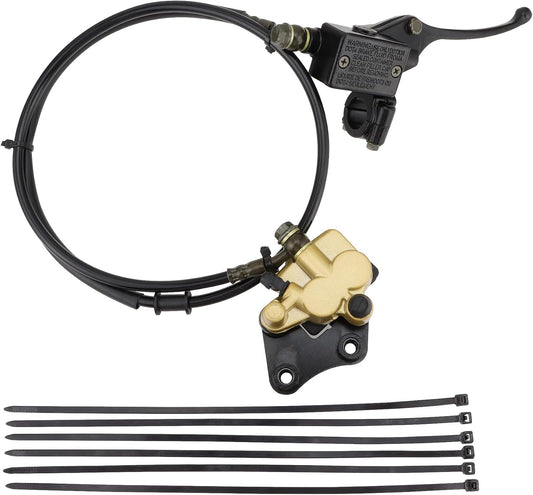 GOOFIT Front Disc Brake Master Cylinder Caliper Assembly for Chinese 50cc 70cc 90cc 110cc 125cc Dirt Bike Pit Bike