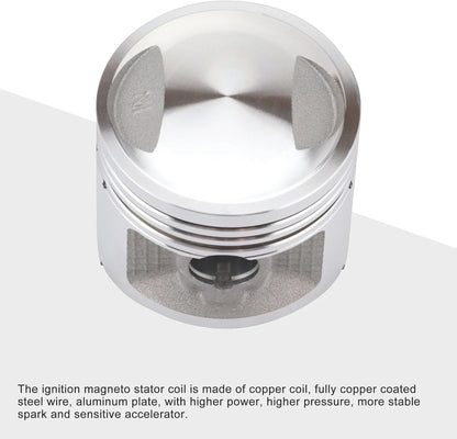 56.5mm Piston Assembly Kit for CG125 125cc Vertical Engine - goofitmoto