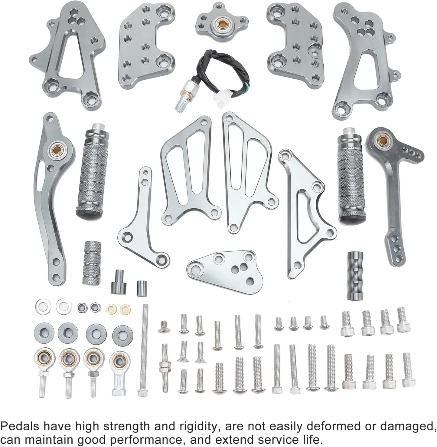 CNC Aluminum Front Foot Pegs for Honda CBR600 Series | High-Strength Footrest - goofitmoto