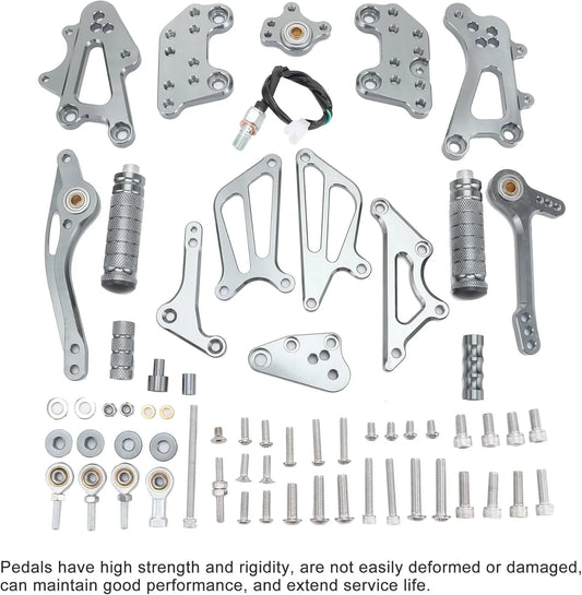 CNC Aluminum Front Foot Pegs for Honda CBR600 Series | High-Strength Footrest - goofitmoto