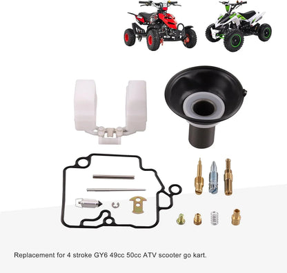 18mm Carburetor Repair Kit for GY6 49cc 50cc ATV Go Kart Scooter - goofitmoto