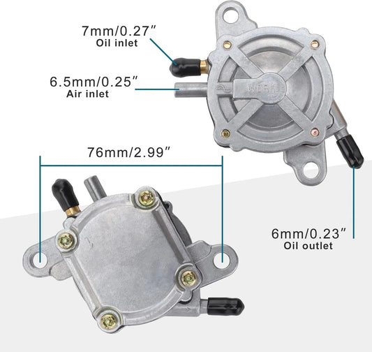 Vacuum Fuel Pump Assembly for GY6 50cc 125cc 150cc ATV Scooter Go Kart Quad - goofitmoto