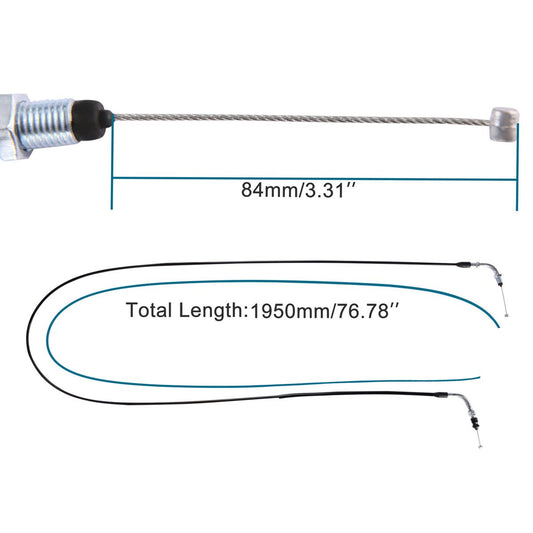 79" Throttle Cable for GY6 50cc-125cc Chinese Scooter ATV Go Kart