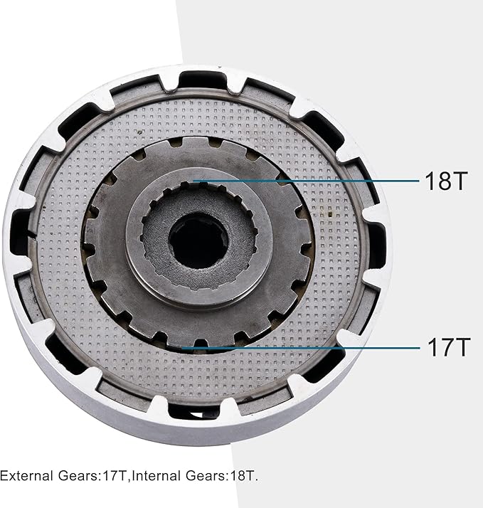 18T Manual Clutch Assembly for 50cc 70cc 90cc 110cc 125cc Pit Bike ATV