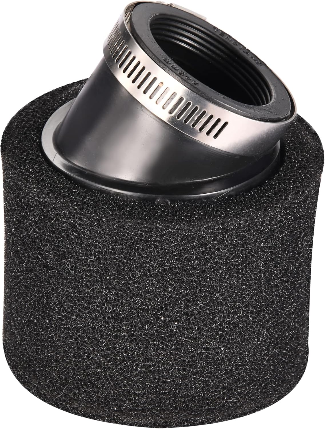 GOOFIT 45mm/1.77" Black Bent Angled Double Foam Pod Air Filter Cleaner Replacement for 50cc 90cc 110cc 125cc 140cc 150cc 200cc 250cc Pit Pro Quad Dirt Bike ATV Scooter Go Kart Moped Dune Buggy