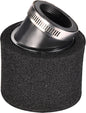 GOOFIT 45mm/1.77" Black Bent Angled Double Foam Pod Air Filter Cleaner Replacement for 50cc 90cc 110cc 125cc 140cc 150cc 200cc 250cc Pit Pro Quad Dirt Bike ATV Scooter Go Kart Moped Dune Buggy
