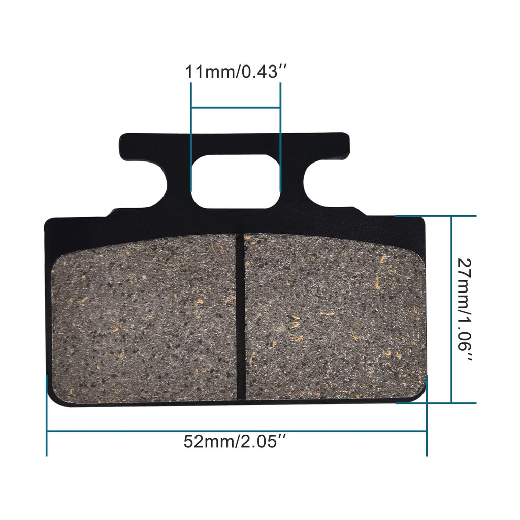 GOOFIT Front Disc Brake Pad Set for 50cc 70cc 90cc 110cc 125cc Dirt Bike