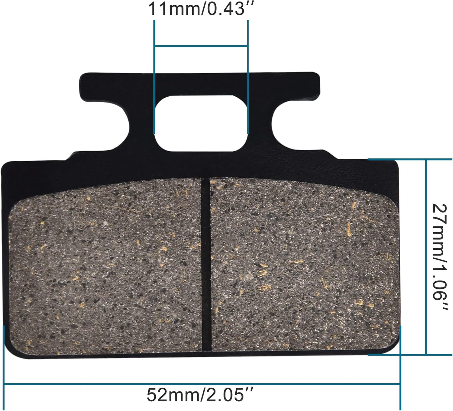 GOOFIT Front Disc Brake Pad Set for 50cc 70cc 90cc 110cc 125cc Dirt Bike