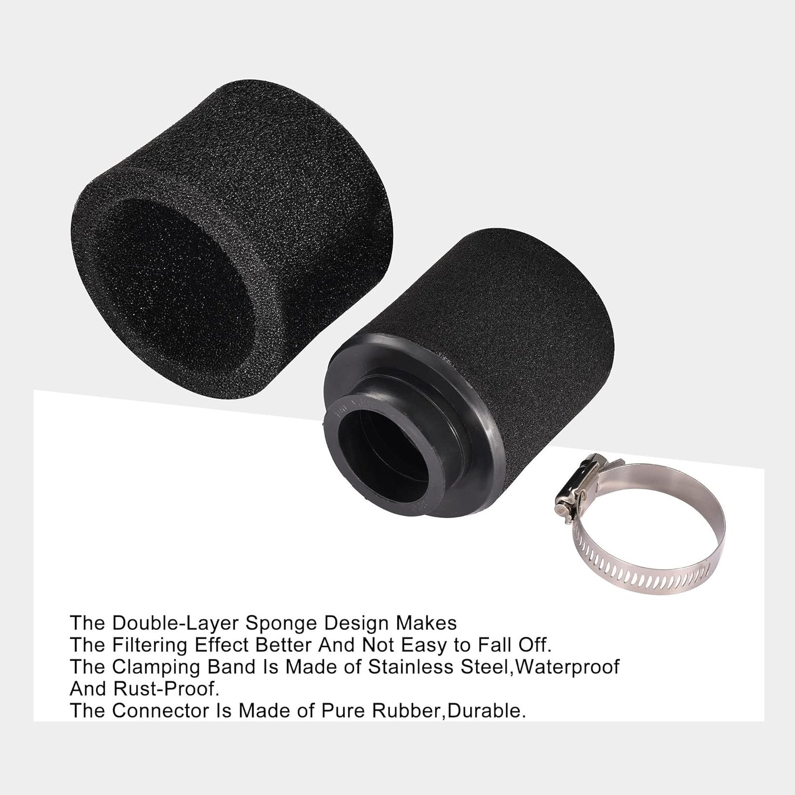 GOOFIT 38mm Air Filter for ATV Quad Dirt Bike Pit Bike Scooter Go Kart