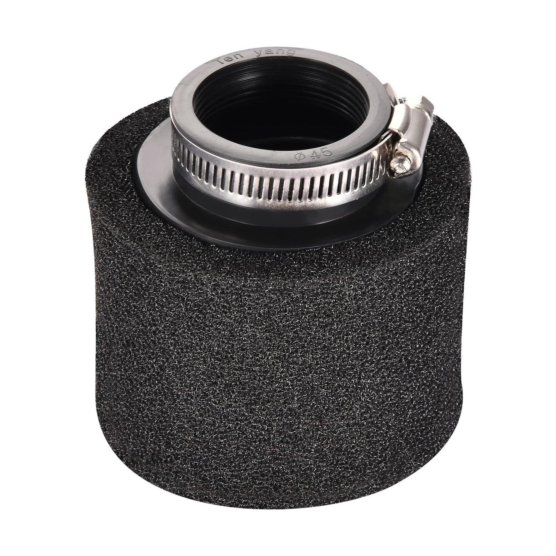 GOOFIT 45mm/1.77" Black Double Foam Pod Performance Air Filter Cleaner Replacement for 50cc 90cc 110cc 125cc 140cc 150cc 200cc 250cc GY6 Motorcycle ATV Scooter Quad Go Kart Moped Pit Dirt Racing Bike