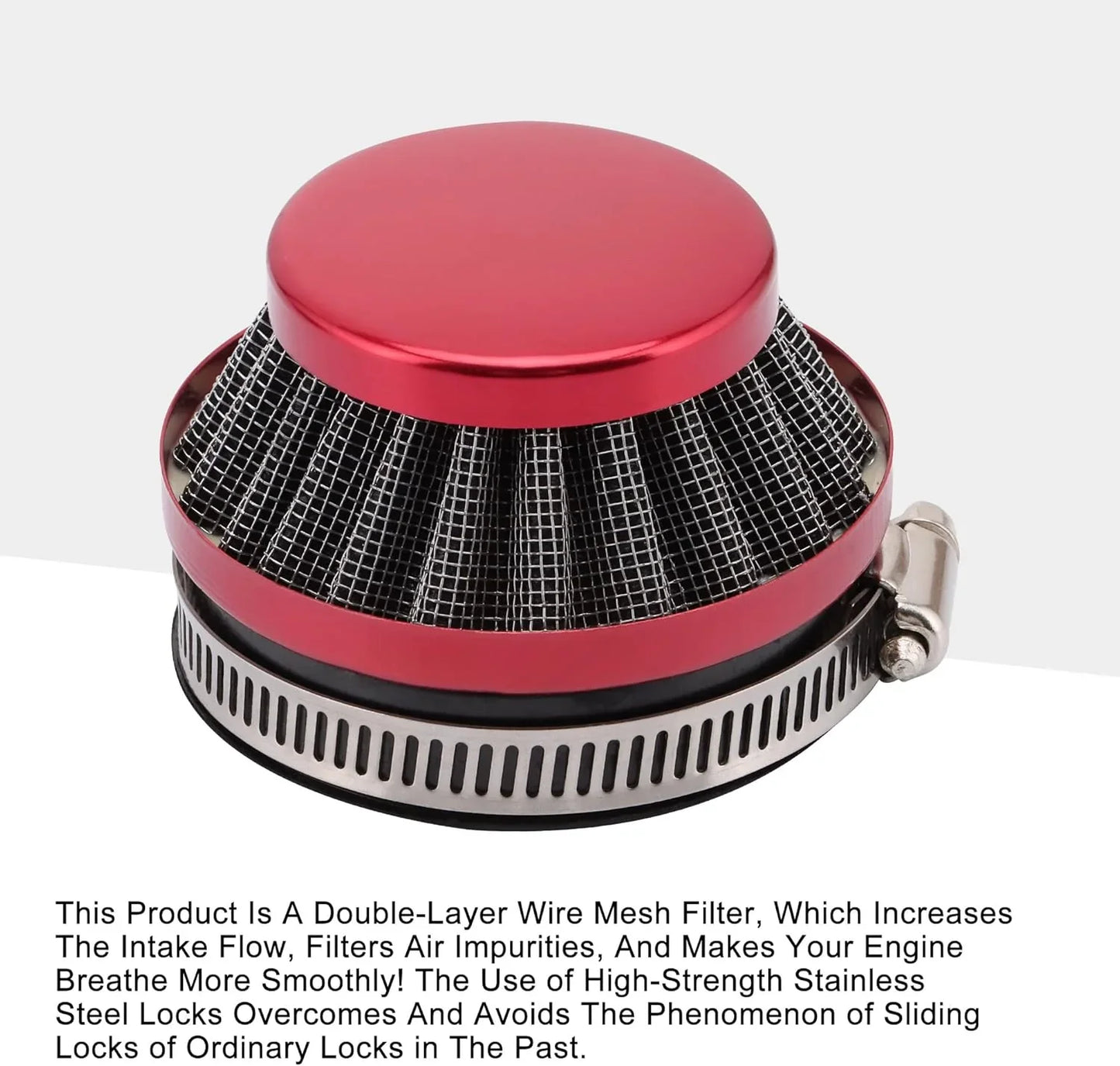 58mm Air Filter for 47cc 49cc 2-Stroke Engine Pocket Bike Dirt ATV Mini Moto - goofitmoto