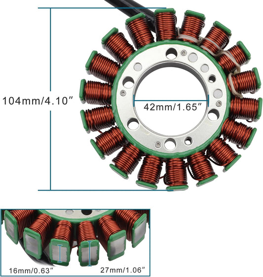 GOOFIT Magneto Stator für Kawasaki Ninja 650 EX650 ER6N ER6F 2006–2011