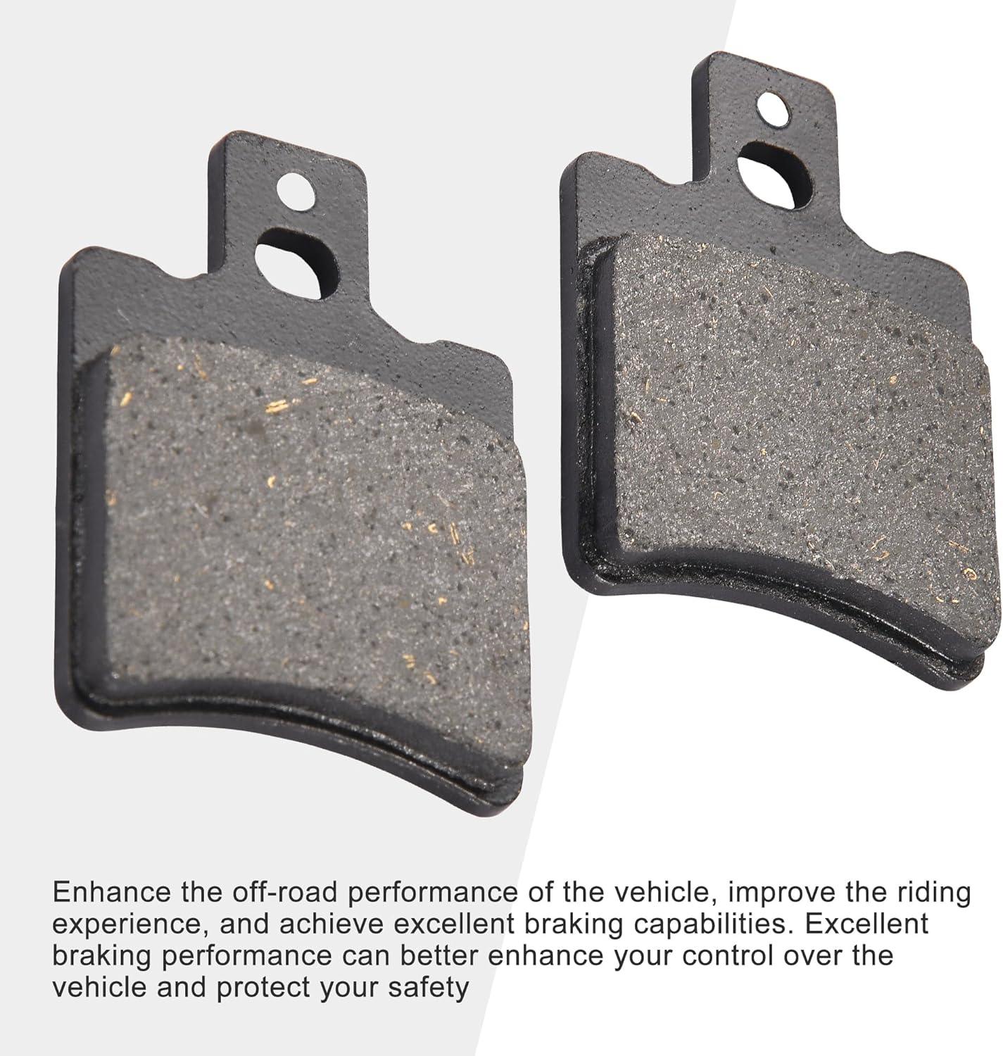 Brake Pad Set for 50cc–125cc ATV 40×53×6mm High-Friction - goofitmoto