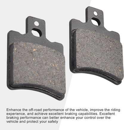 Brake Pad Set for 50cc–125cc ATV 40×53×6mm High-Friction - goofitmoto