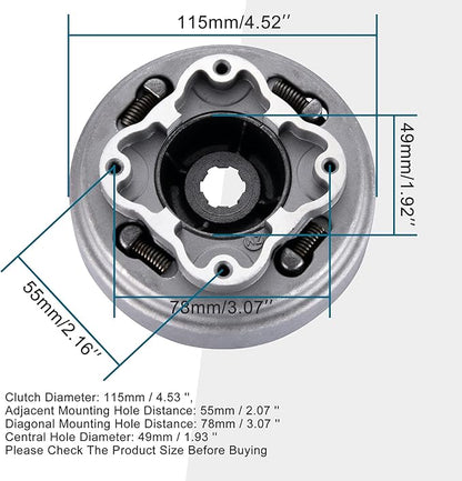 18T Manual Clutch Assembly for 50cc 70cc 90cc 110cc 125cc Pit Bike ATV