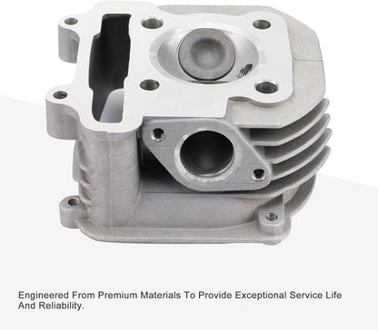 57.4mm Cylinder Head Assembly with Gaskets & Spark Plug for 4-Stroke GY6 150cc 152QMI 157QMJ Engine - goofitmoto