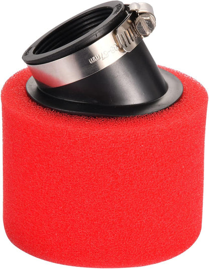 GOOFIT 42mm Bent Foam Air Filter Replacement for 4 stroke 125cc 150cc 200cc 250cc CRF KLX Dirt Bike Motorcycle ATV Scooter Quad Go Kart