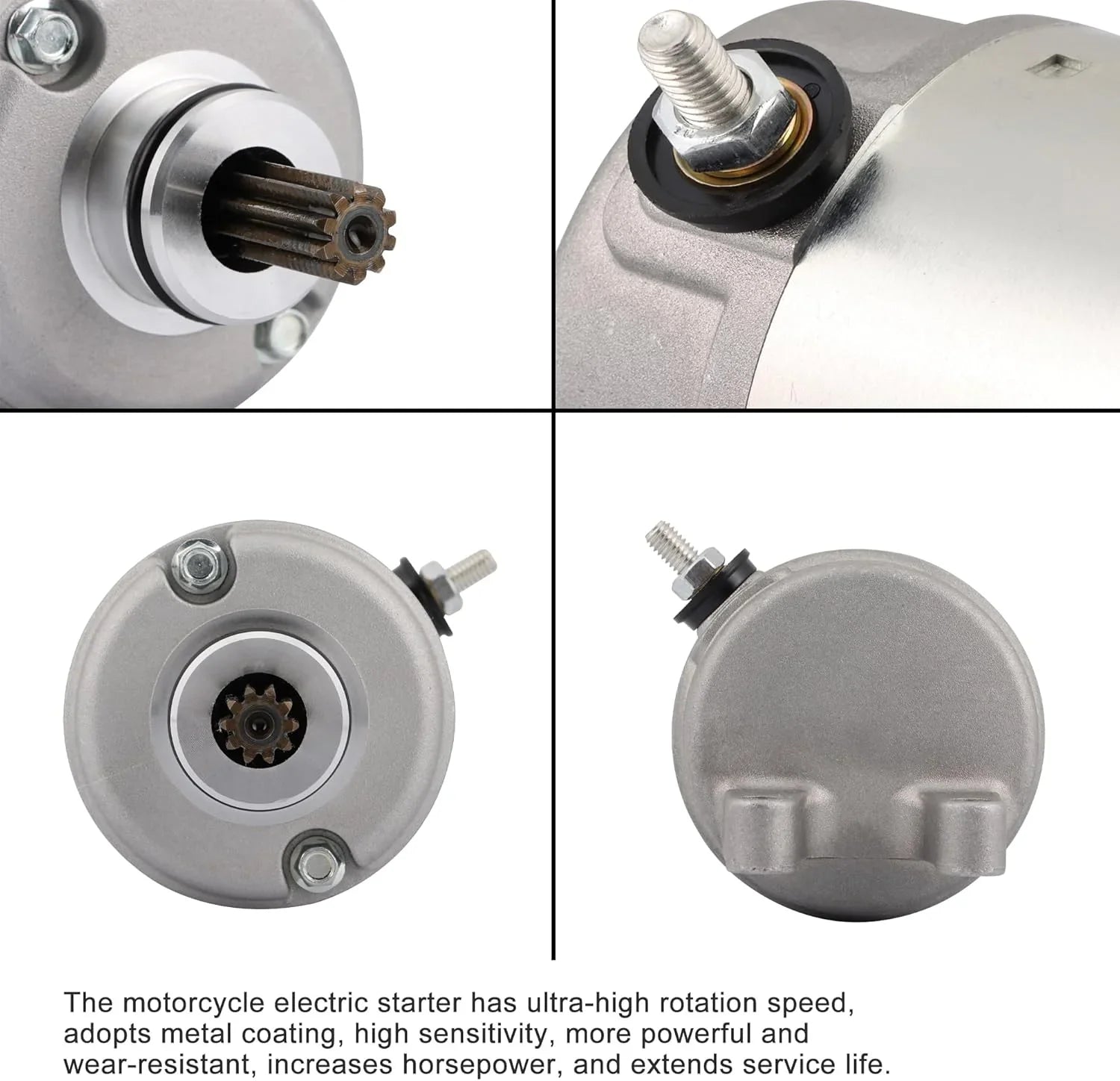 Starter Motor for Kawasaki Ninja ZX-6 (1990–1993), ZZR600 (1990–1992) | OEM 21163-1154 - goofitmoto