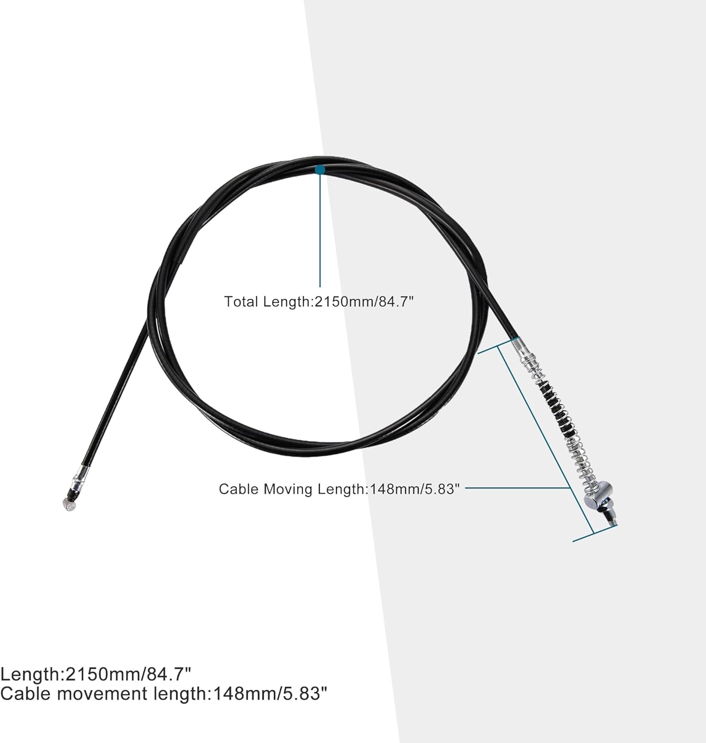 84.7" Rear Brake Cable for GY6 50cc 150cc ATV Go Kart Scooter