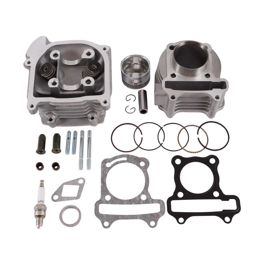 GOOFIT 47mm Big Bore Cylinder Kits Replacement for 80cc 4 Stroke 139QMB GY6 ATV Go Kart Quad Scooter