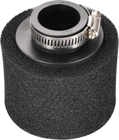 GOOFIT Universal 35mm Double Foam Straight Neck Air Filter Replacement for 50cc XR50 CRF50 70cc 90cc 110cc 125cc Motorcycle ATV Quad Scooter Go Kart Pit Dirt Moped Bike Super Pocket Bike