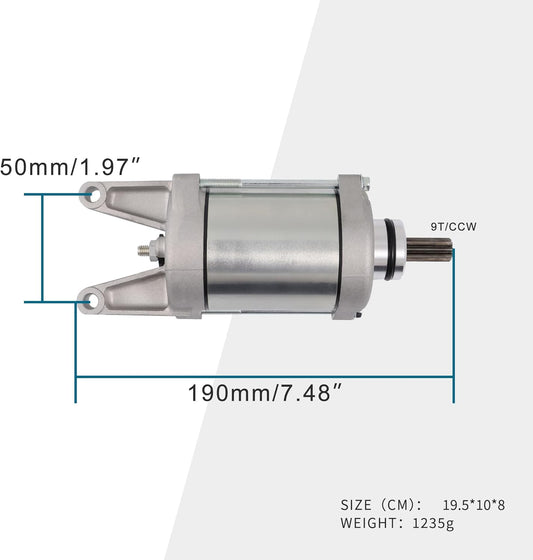 9T CCW Starter Motor for Kawasaki KVF750 Teryx 750 800 OEM 21163-0037