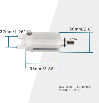 9T CW Starter Motor for Suzuki Burgman AN125 AN200 AN250 AN400