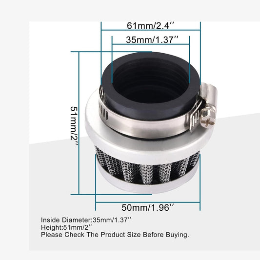 Air Filter 35mm For Carburetor PZ16 PZ19