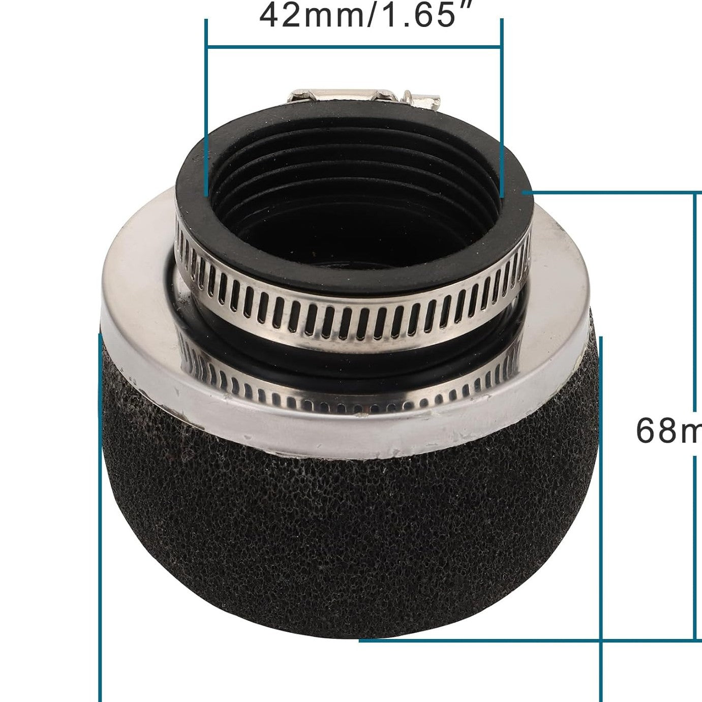 Air Filter 42mm For 2 Stroke Engine