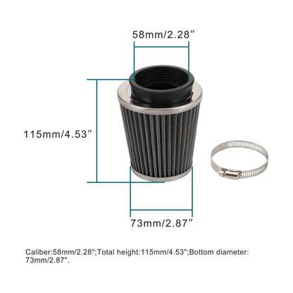 Air Filter 58mm Cone-Shaped
