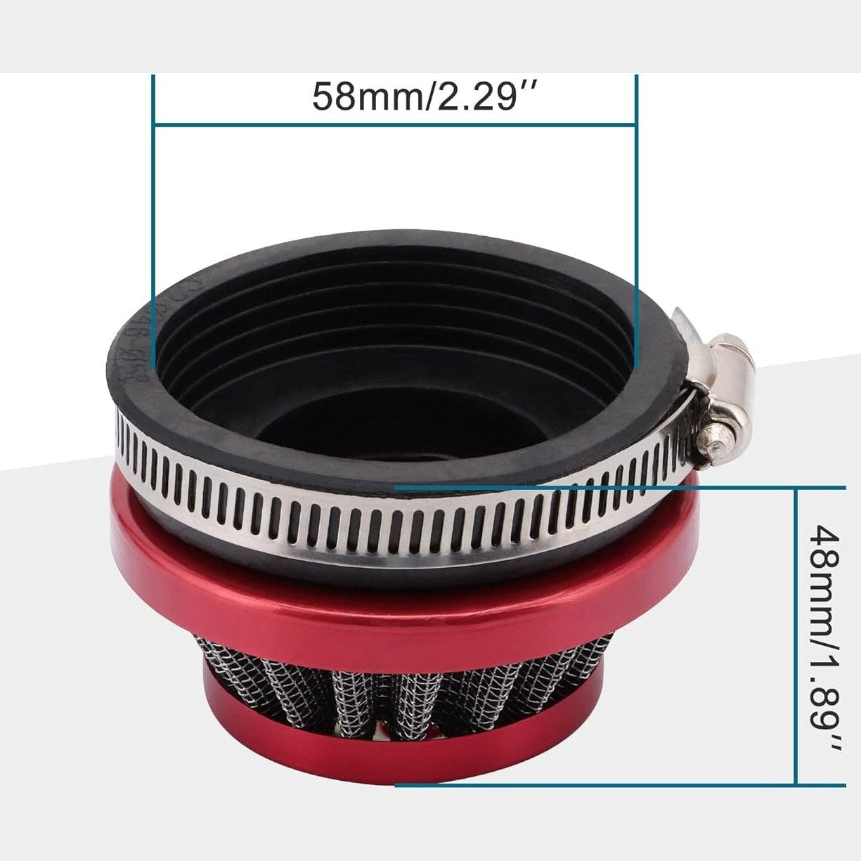 Air Filter 58mm For 2-Stroke 47cc 49cc Engine