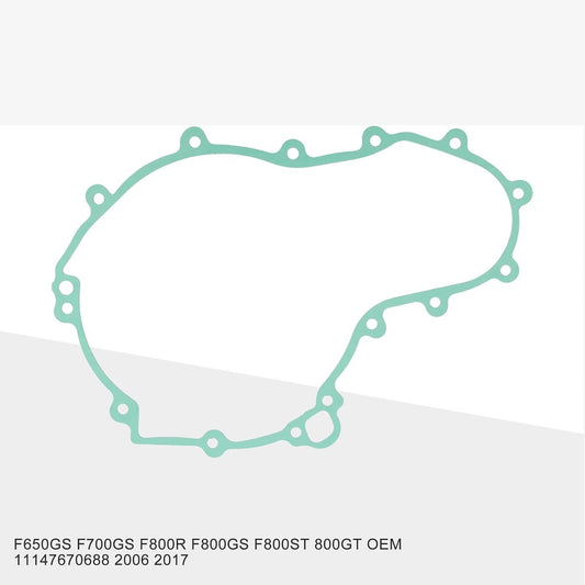 GOOFIT Stator Generator Crankcase Cover Gasket Set Camshaft Engine Replacement for F650GS F700GS F800R F800GS F800ST 800GT OEM 11147670688 2006 2017