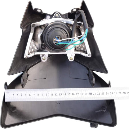 Schwarzer 12V 35W Motorrad-Scheinwerfer für Dirt Pit Bike ATV Supermoto  