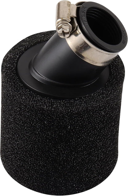 Black Bent Air Filter 28mm for 50cc Scooter ATV Mini Bike