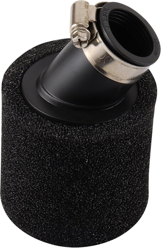 Black Bent Air Filter 28mm for 50cc Scooter ATV Mini Bike