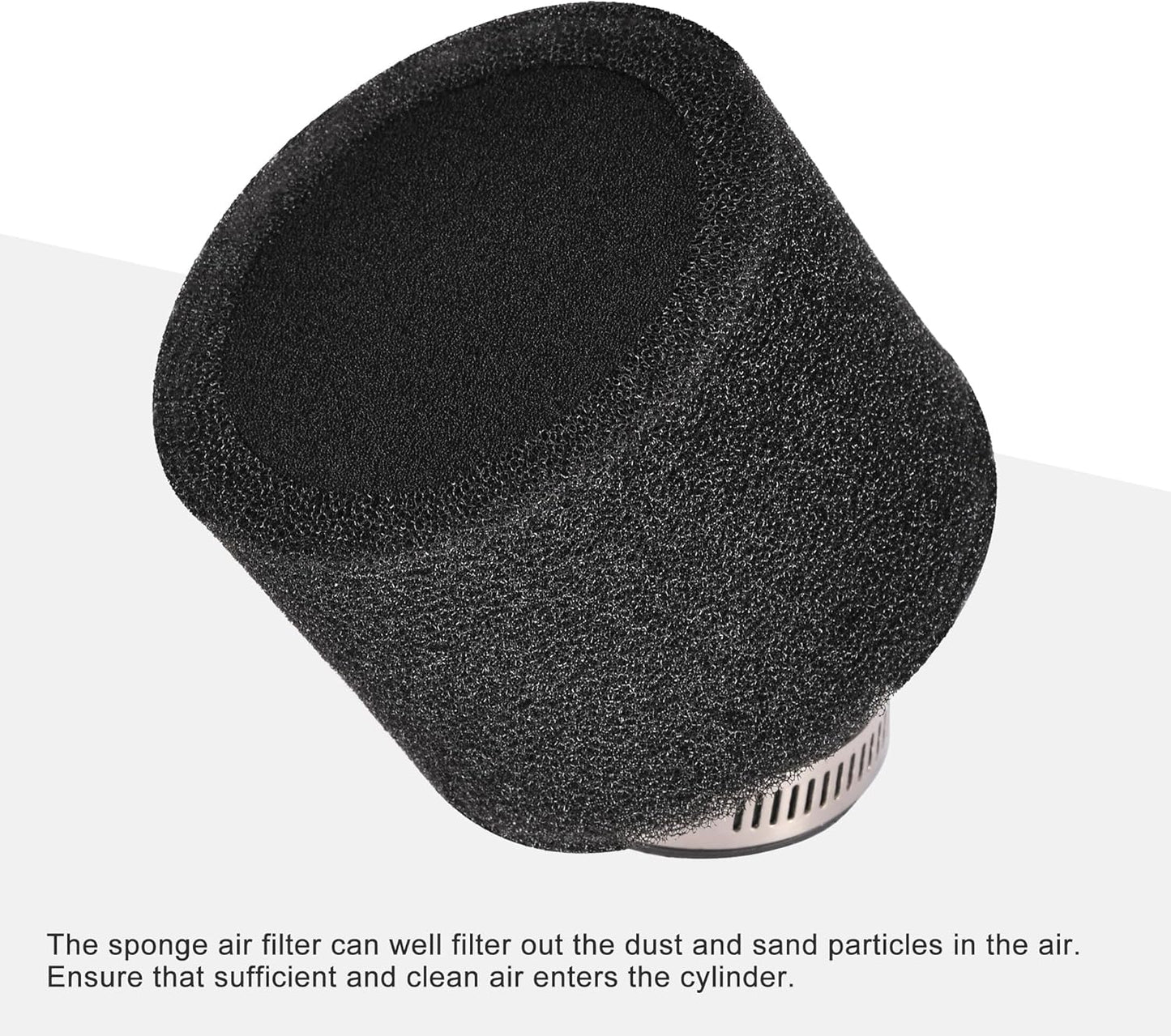 Black Bent Air Filter 42mm for 125cc 150cc GY6 ATV Scooter
