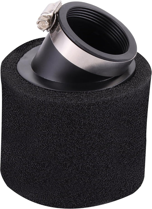 Black Bent Air Filter 48mm for 200cc 250cc ATV Motorcycle Go Kart