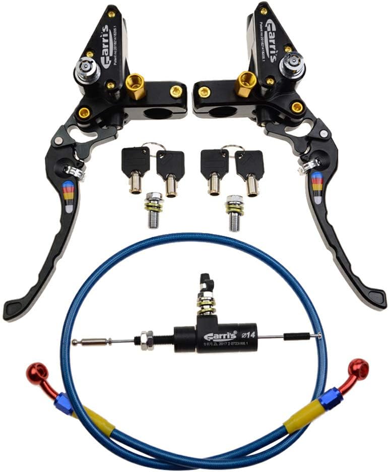 Black Hydraulic Clutch Master Cylinder Lever 22mm for 125cc–250cc Dirt Bike