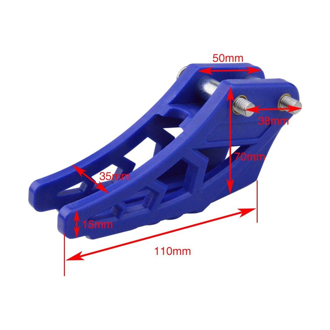 GOOFIT 420# 428# Chain Guide Chain Guard Replacement for CRF 250 R EXC CRF YZF KXF for BSE Bosuer Dirt Bike Pit Bike Blue